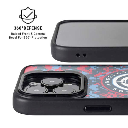 NBA LA Clippers Digi Camo iPhone 16 Pro Kickstand Case